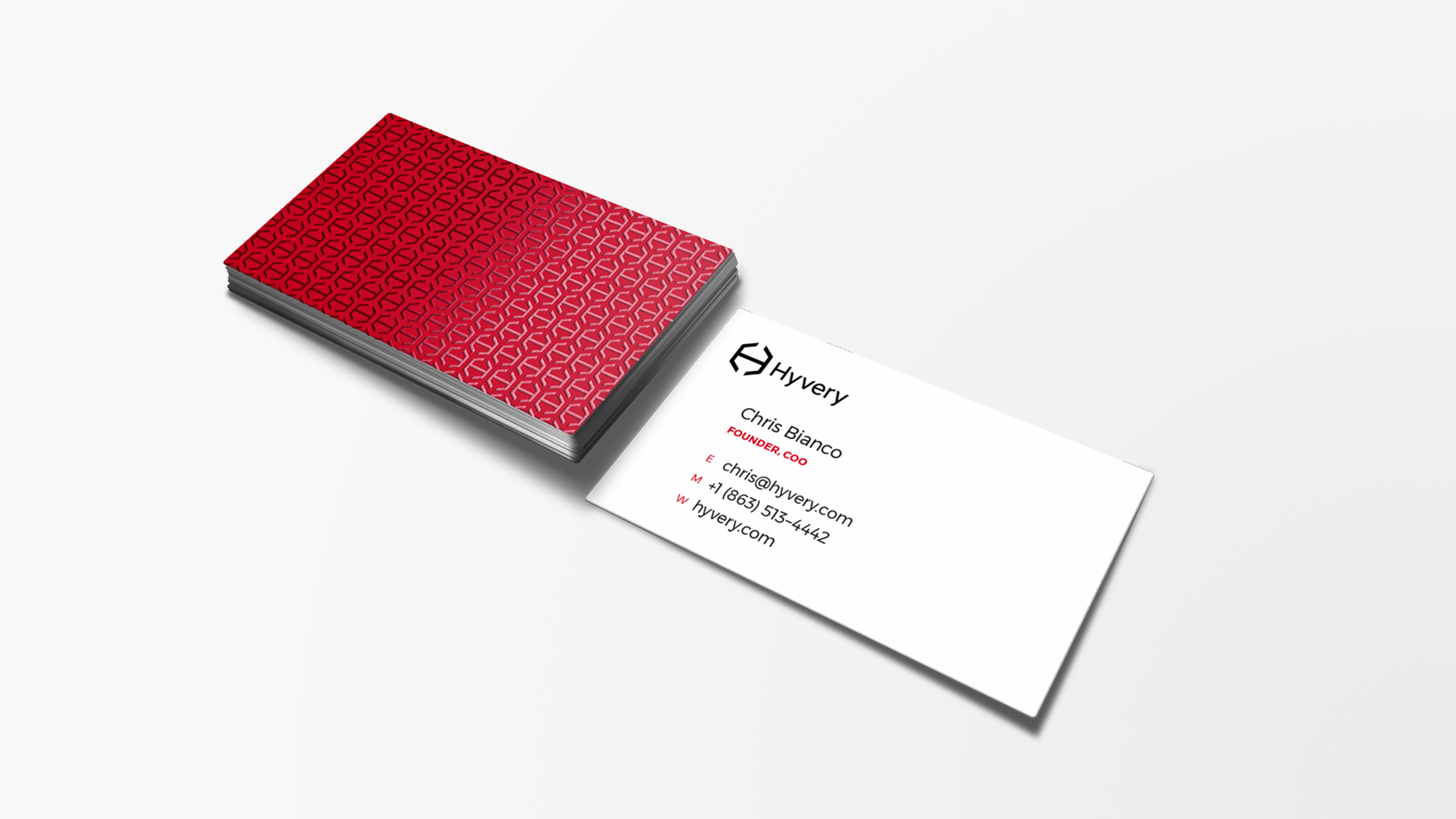 Hyvery Business Cards by The Coopers