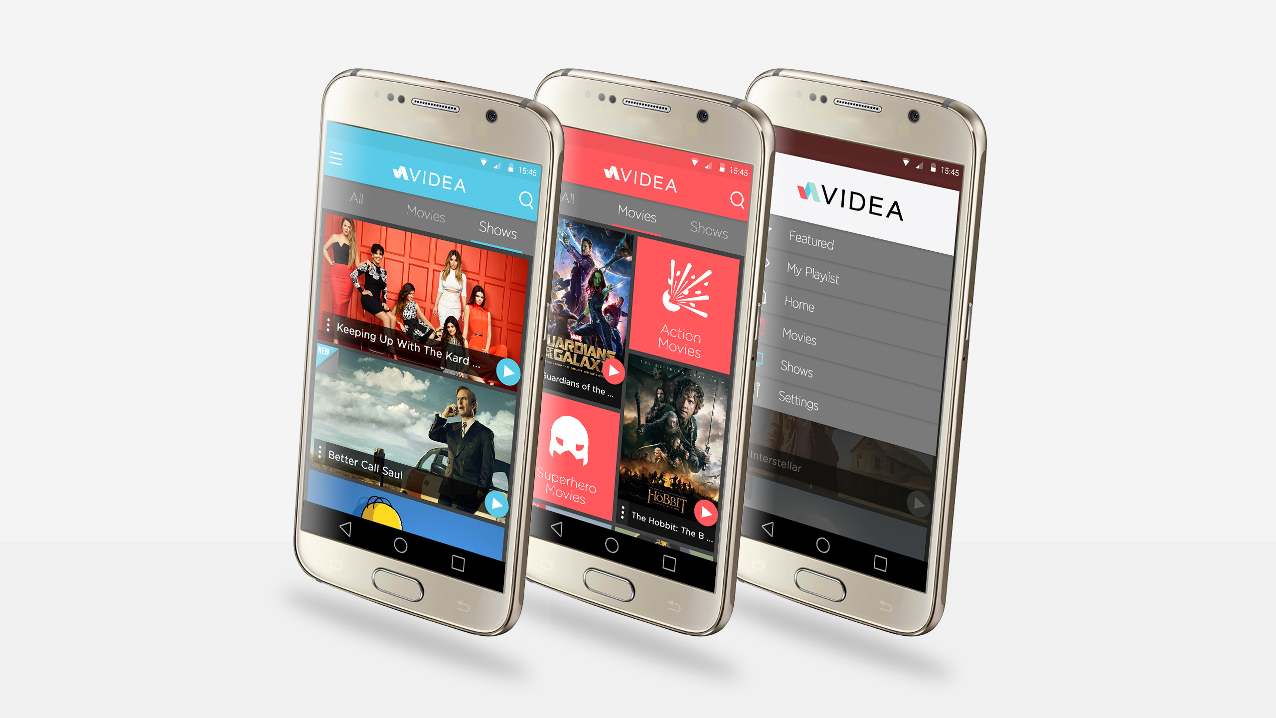 App design for Videa by The Coopers