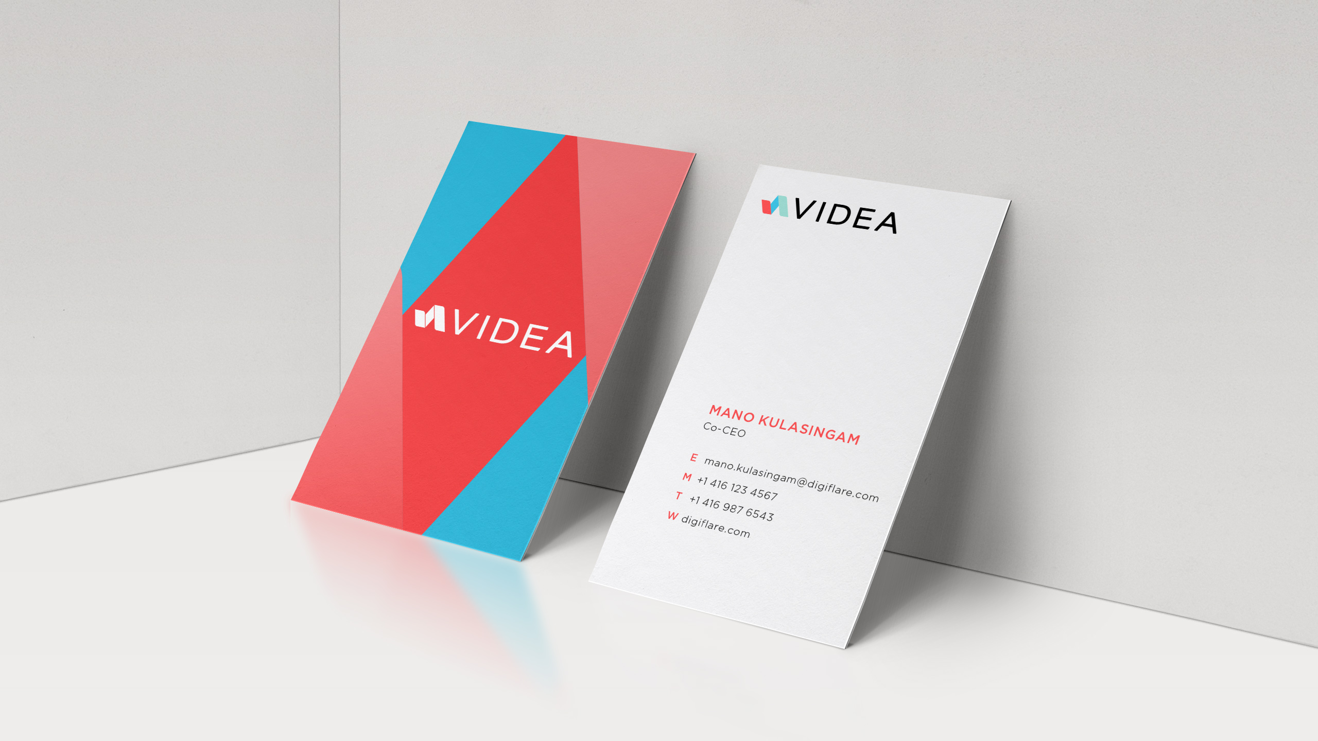 Business Card design for Videa by The Coopers