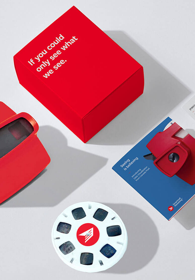 Direct mail piece for Canada Post Smartmail Marketing