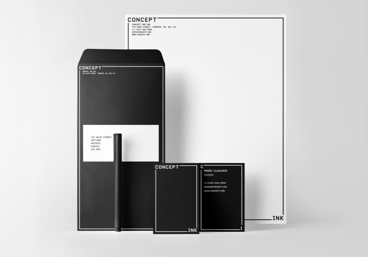 Branding and Design work for Concept Ink by The Coopers