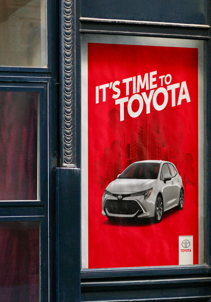 Poster Art Direction for Toyota by The Coopers